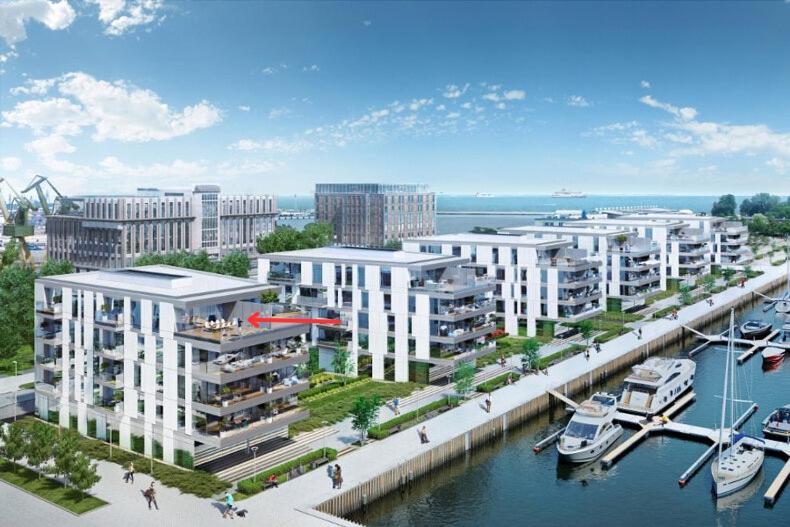 Apartament Faltom 26 Yacht Park Z Tarasem Gdynia Kültér fotó