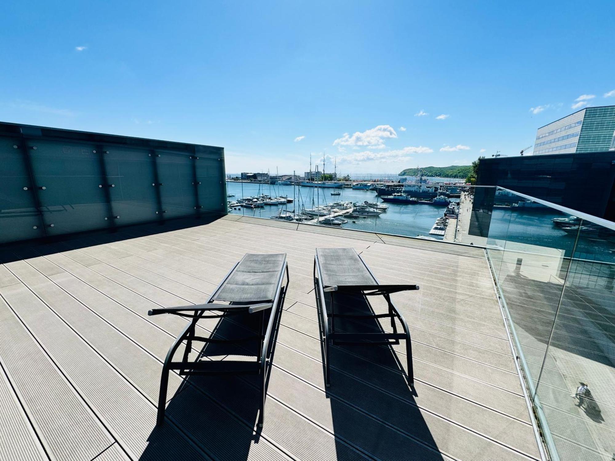 Apartament Faltom 26 Yacht Park Z Tarasem Gdynia Kültér fotó
