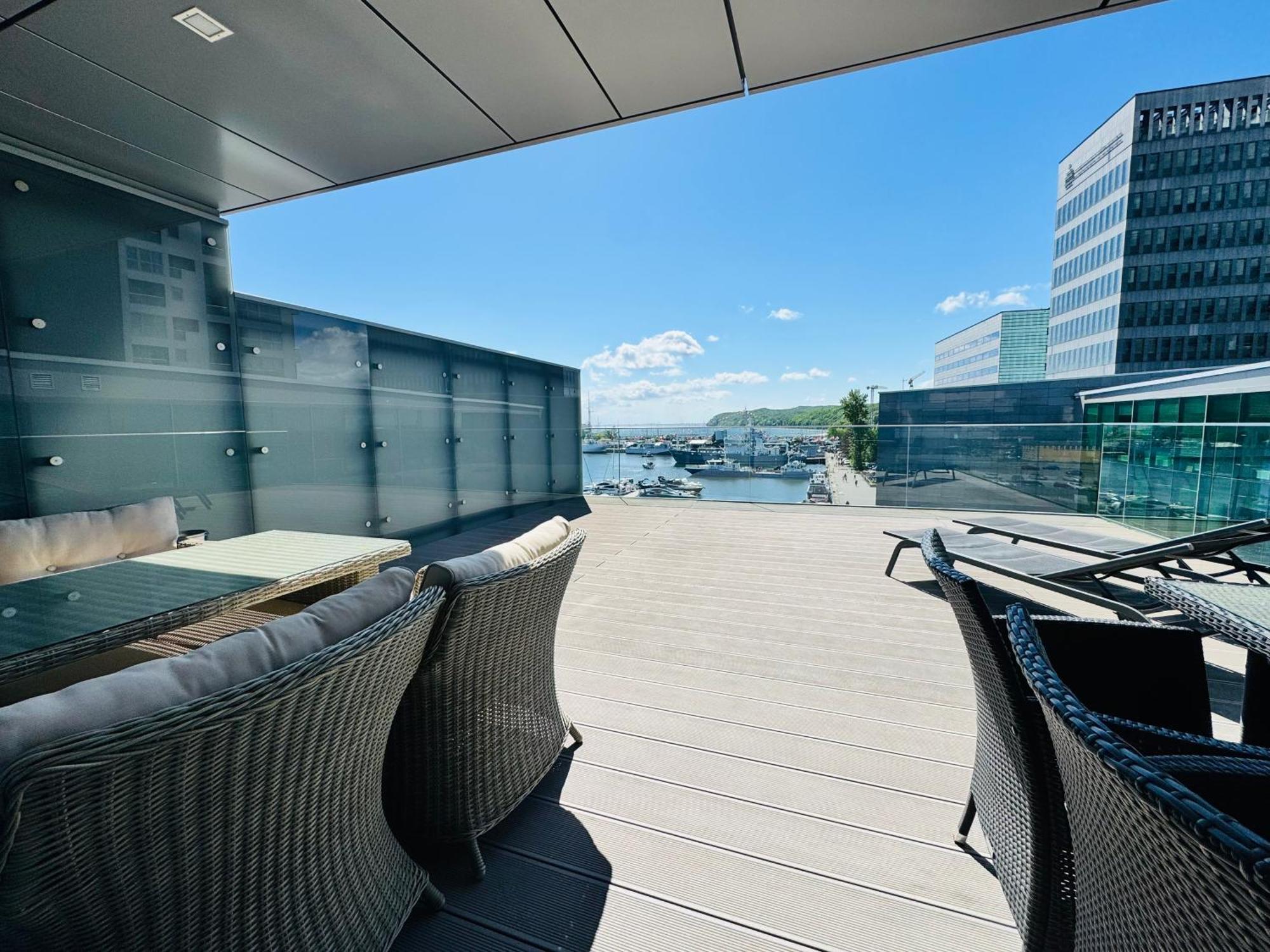 Apartament Faltom 26 Yacht Park Z Tarasem Gdynia Kültér fotó